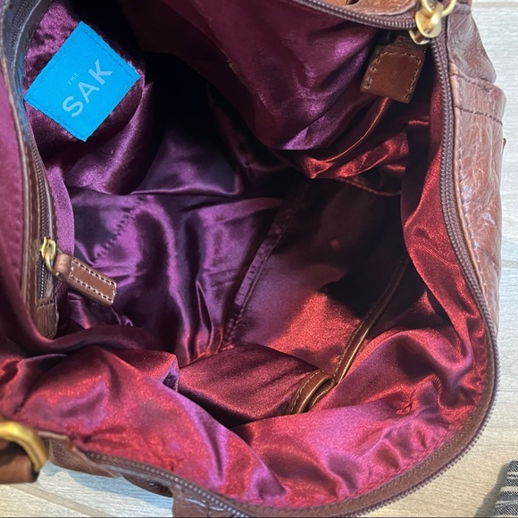The Sak Leather Hobo Shoulder Bag